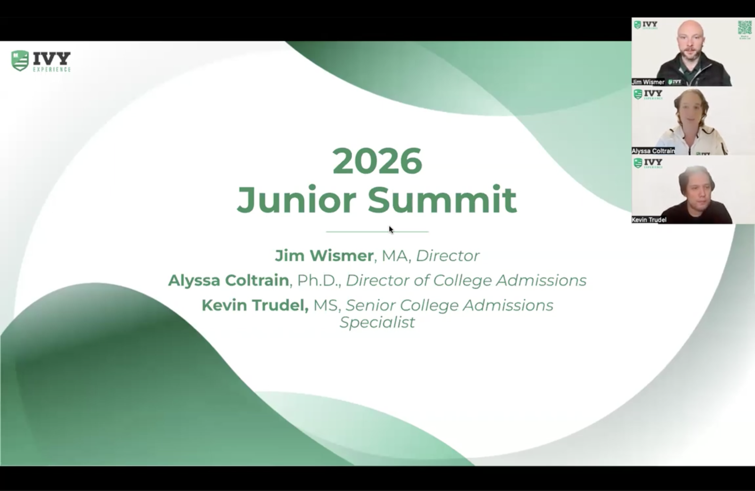 2026 Junior Summit - Ivy Experience